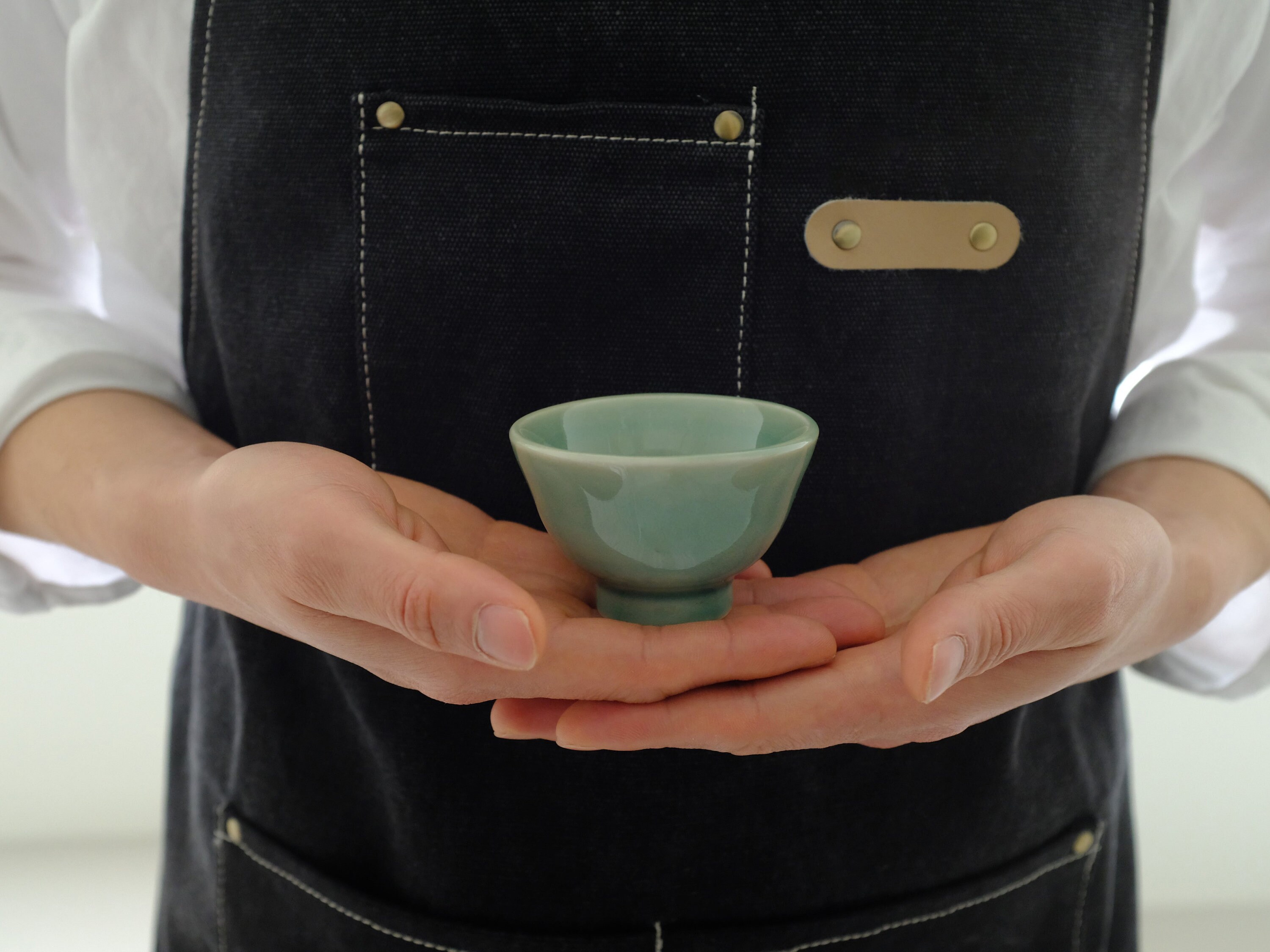 Set of Two Korean Celadon Tea Cups Korean Tea Cup Tea Set Etsy