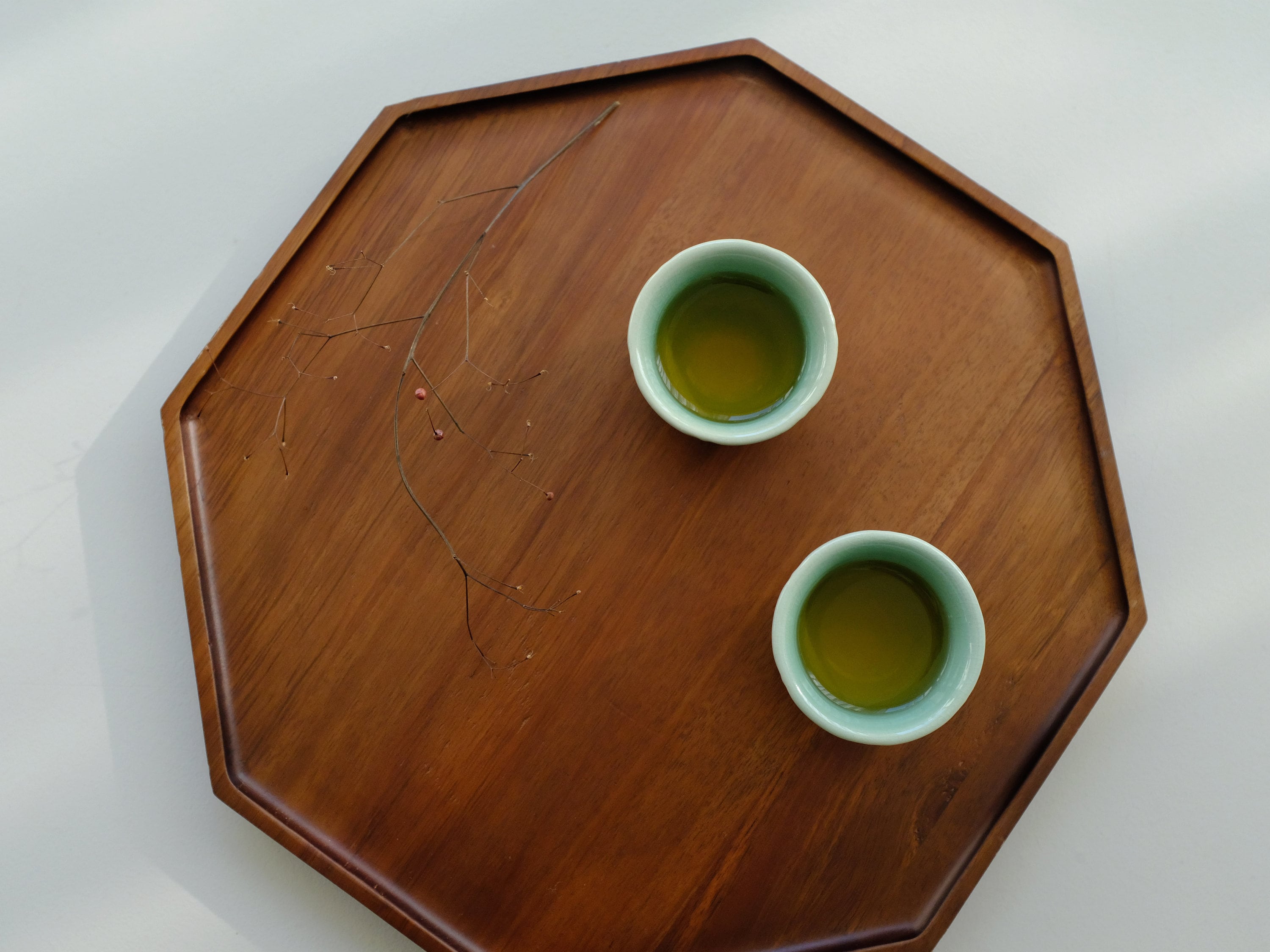 Set of Two Korean Celadon Tea Cups Korean Tea Cup Tea Set Etsy