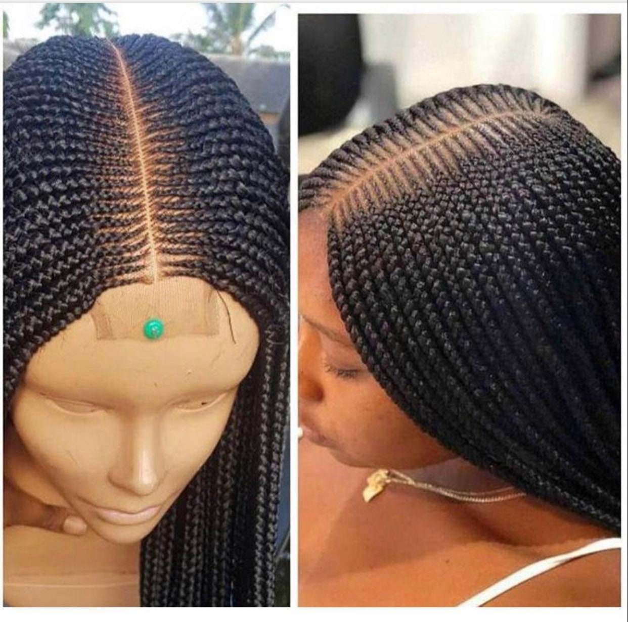 Box Braid Wig With a Loose Strong Tip, Box Braiding, - Etsy
