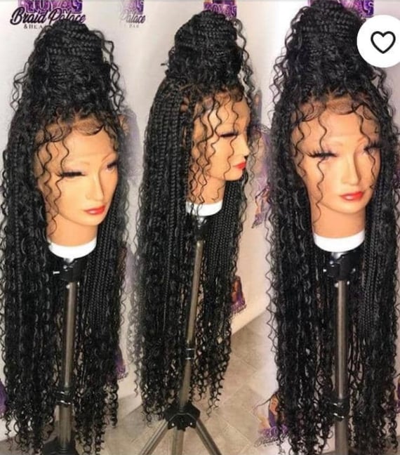 Braided Wig, Braided Wigs, Box Braids, Box Braided Wig, for Black Women, Boho  Braids, Box Braids, Goddess Braids, Bohemian Braids, Braid Wig -  Canada