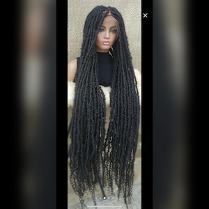 Natural dread love wig, distress locs wig, faux locs, goddess locs, boho faux