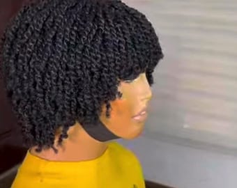 Giro natural, giro trenzado, giro de peluca con cierre, giro único, giro nigeriano, giro de Ghana, giro senegalés, peluca en Etsy.