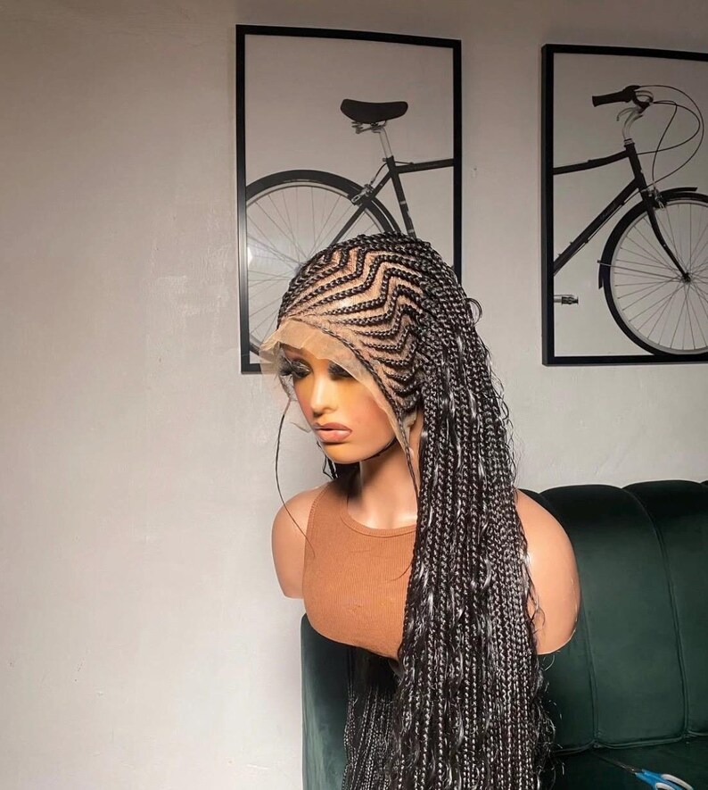 Braided Wig,boho Braids,braided Braids Wig,braids Wig,full Lace,human ...