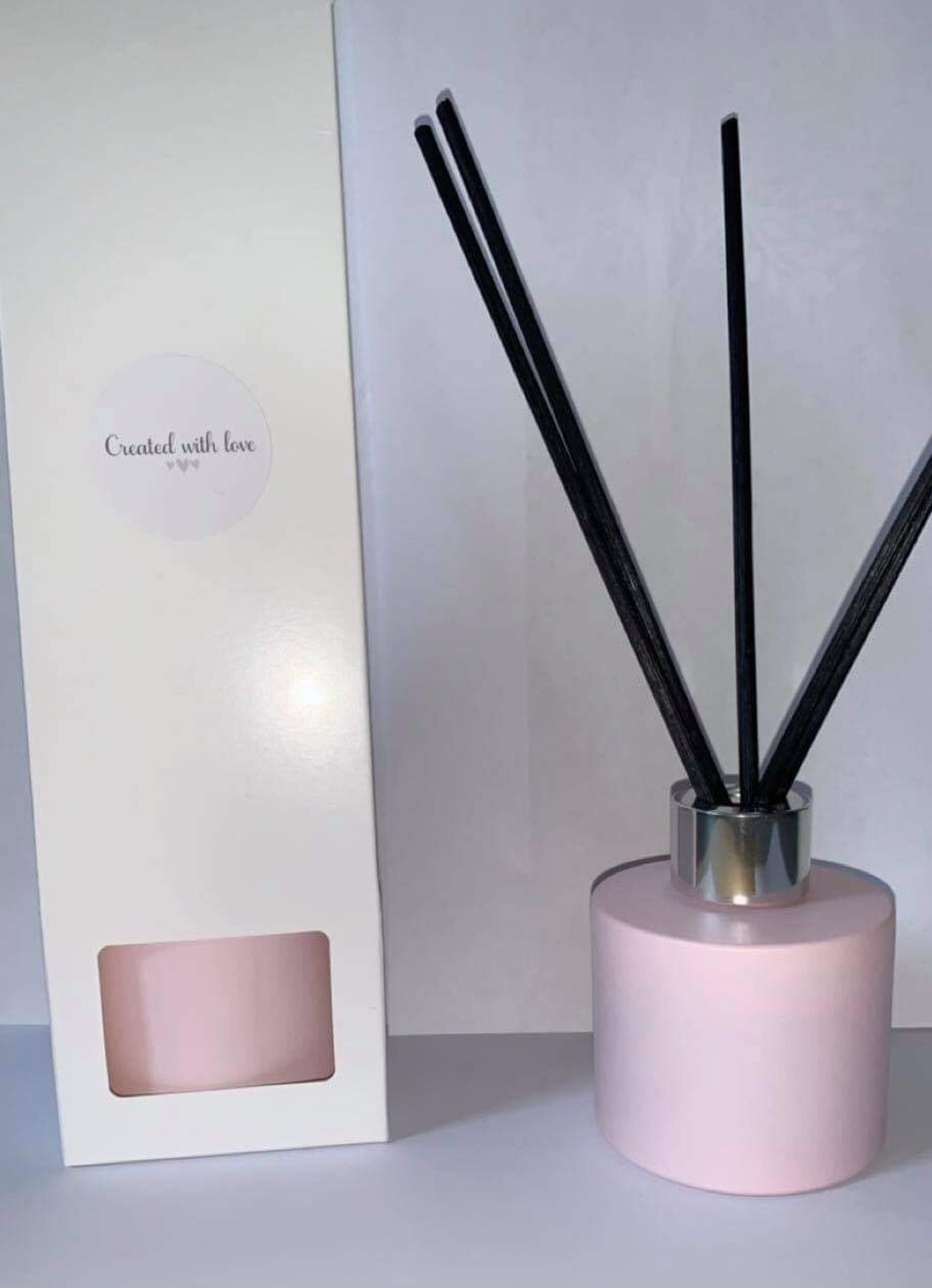 Handmade Pink Reed Diffuser Modern Home Decor Luxury Home Etsy