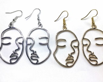 Small card drop earrings ***FREE UK POSTAGE***