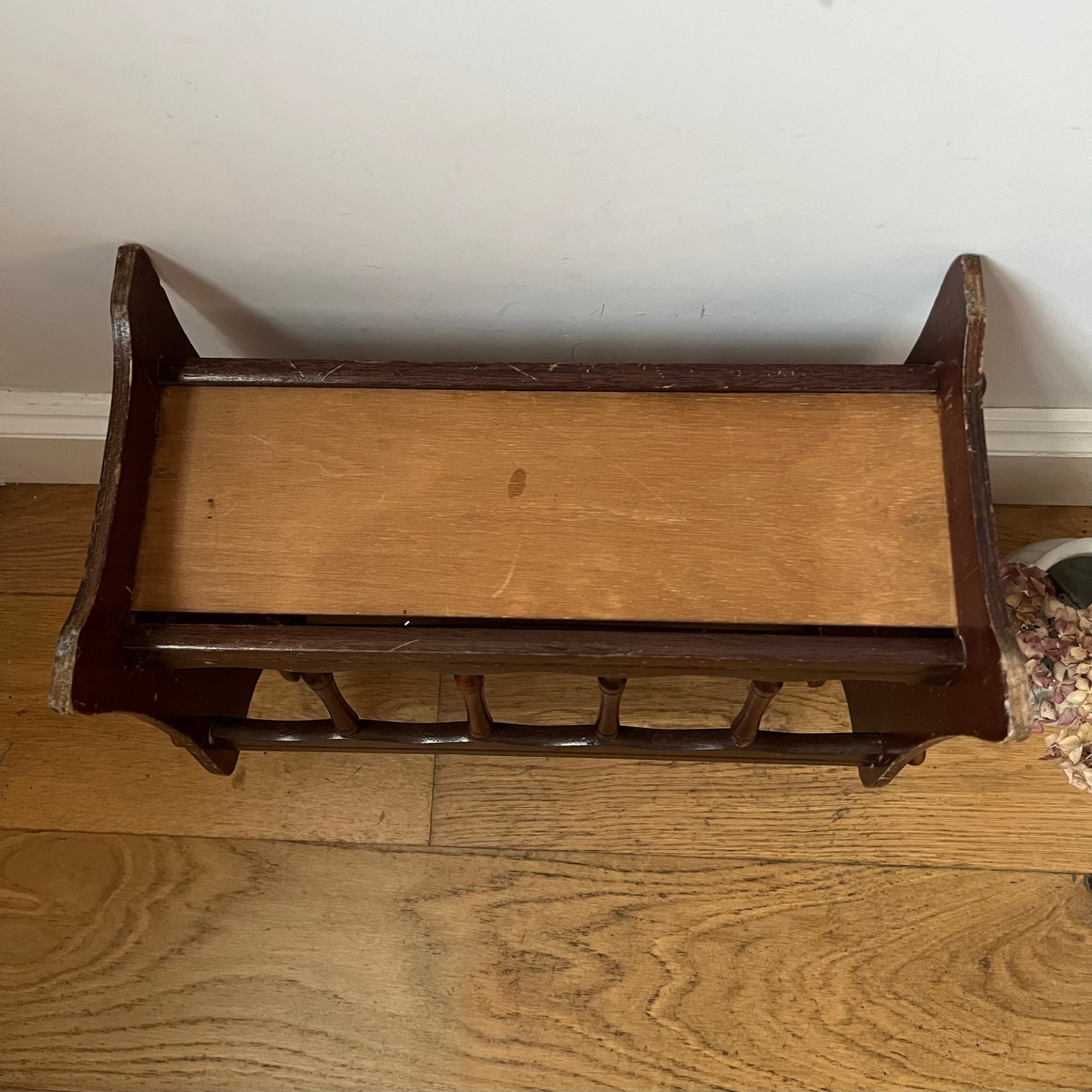 Vintage French Magazine Rack Paper Rack Farmhouse Decor | Etsy