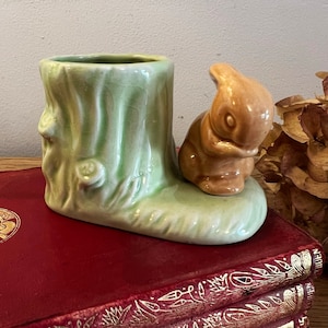 Vintage Hornsea Rabbit Vase, Decorative Vase, Posy Vase