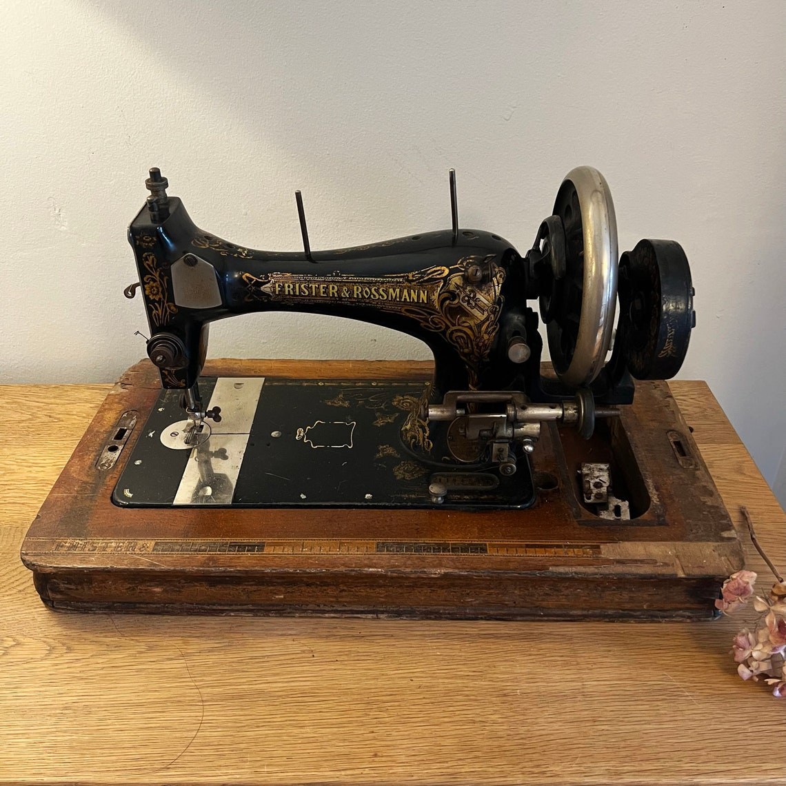Antique Frister & Rossmann Sewing Machine Vintage Crafts Etsy UK