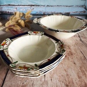 Set of 5 Alfred Meakin Ceramic Bowls, Vintage China, Vintage Home