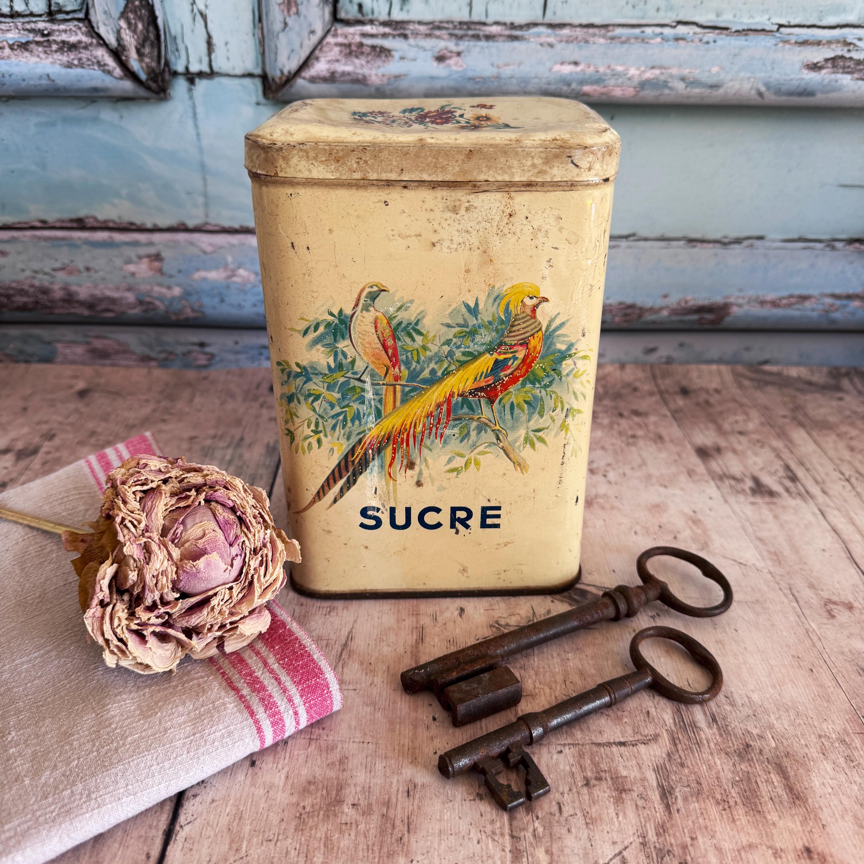 フランスのヴィンテージシュガー缶、コレクターズ缶、装飾缶 - Etsy 日本