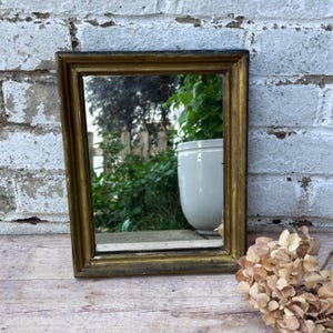 Vintage Gold Framed Mirror, Vintage Decor