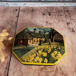 Vintage Sweet Tin, Lindfield Village, Collectible Tin Box