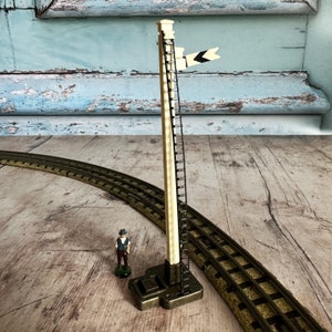 Vintage Hornby Die Cast Railway Signal With Ladder, Vintage Toys, Vintage Models