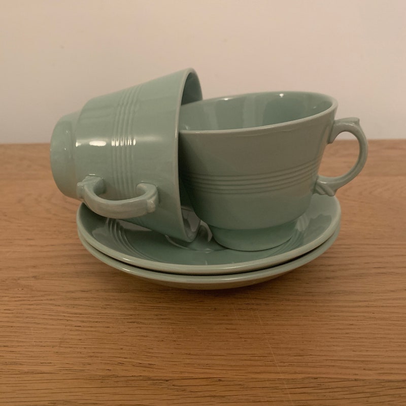 Saucer Set Green - Etsy UK