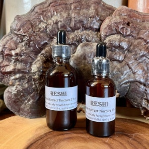 Reishi double extract tincture | mushroom tincture | Ganoderma lingzhi | apothecary
