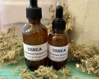 Usnea double extract tincture | old man’s beard tincture | Usnea lichen | apothecary