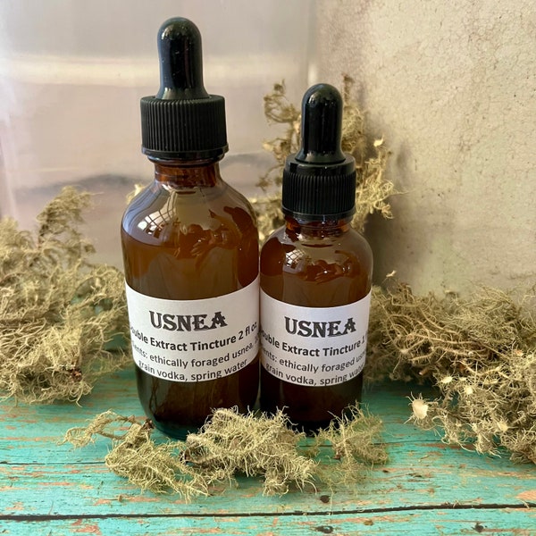 Usnea double extract tincture | old man’s beard tincture | Usnea lichen | apothecary