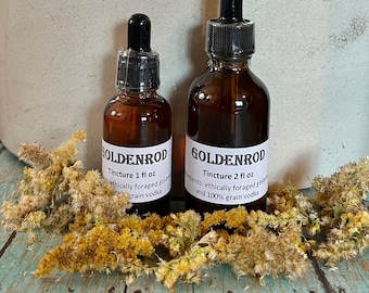 Gullris-tinktur | Solidago-tinktur | Gullris | bihålevård | apotekare