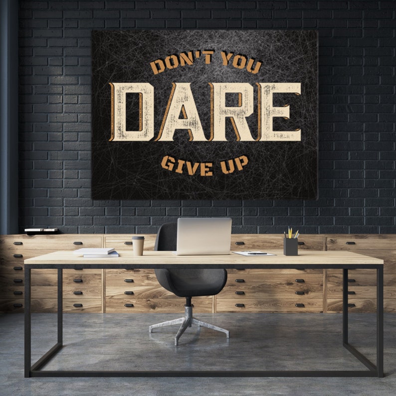 Motivational Wall Art Canvas Prints Entrepreneur Inspirational | Etsy