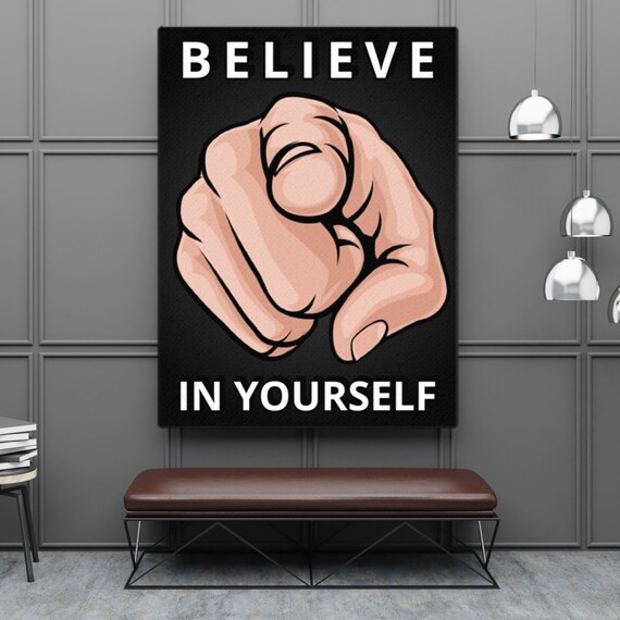 Motivational Wall Art Canvas Prints Entrepreneur Inspirational Etsy