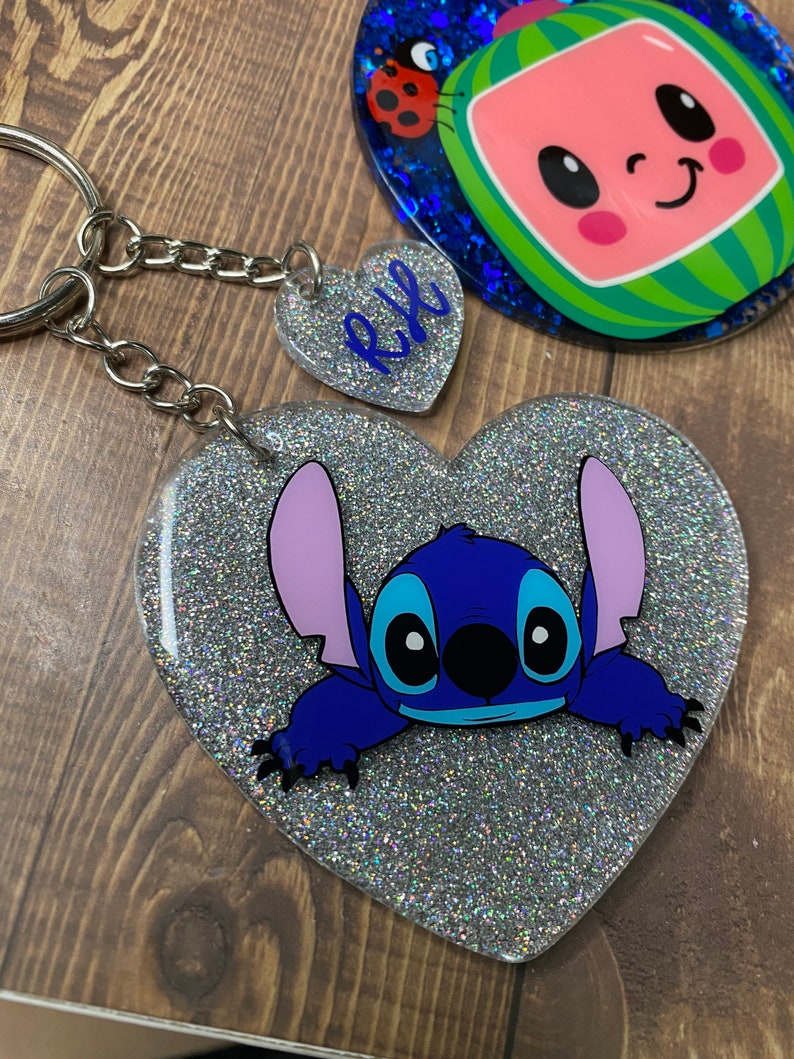 Stitch Keychain Etsy