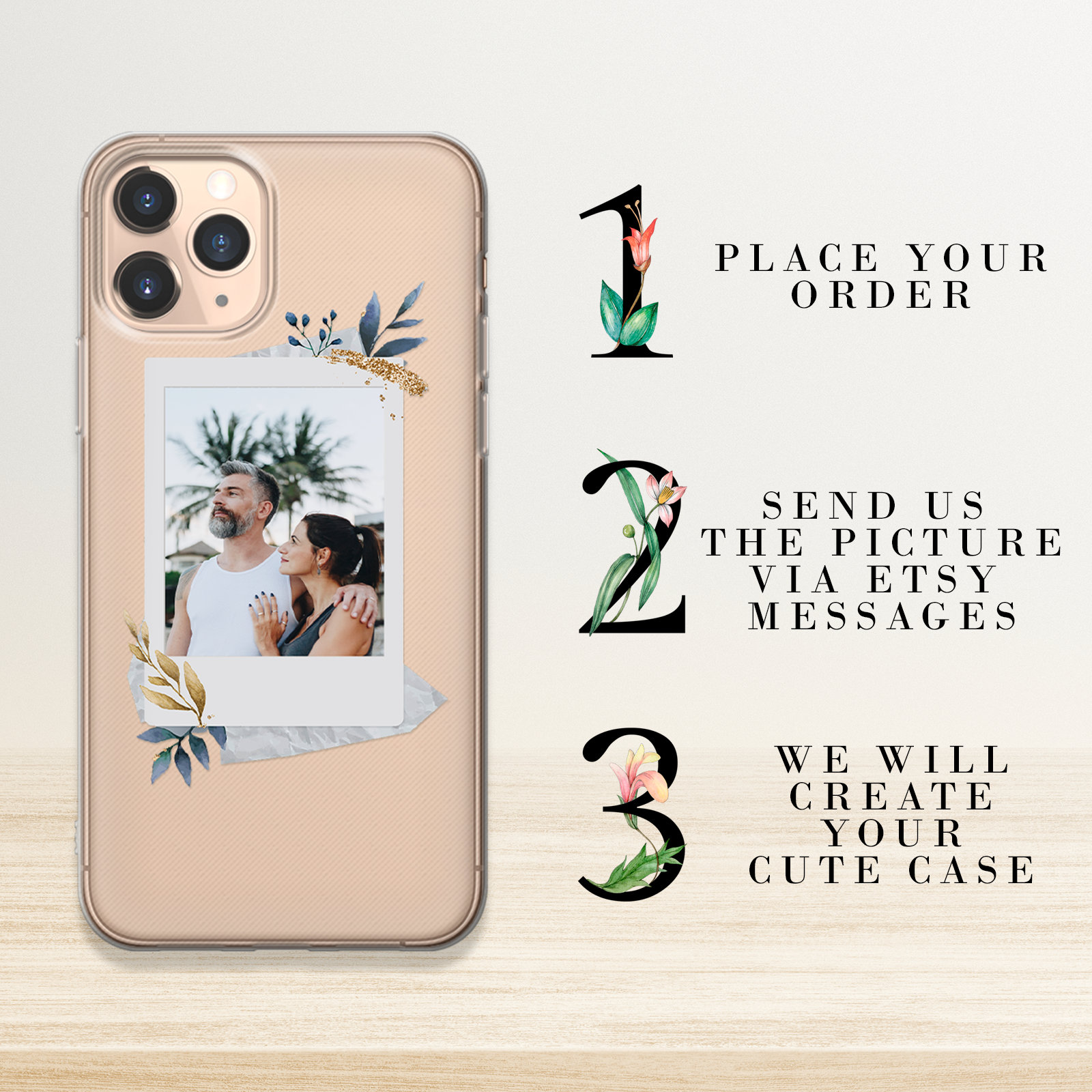 Custom Photo Collage Phone Case Personalized For IPhone 11 12 Etsy