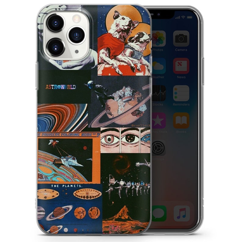 12 Pro S21 11 /& A40 A10e XR A51 S9 P30 Lite D65 Collage for iPhone 11 Retro Phone Case Vintage