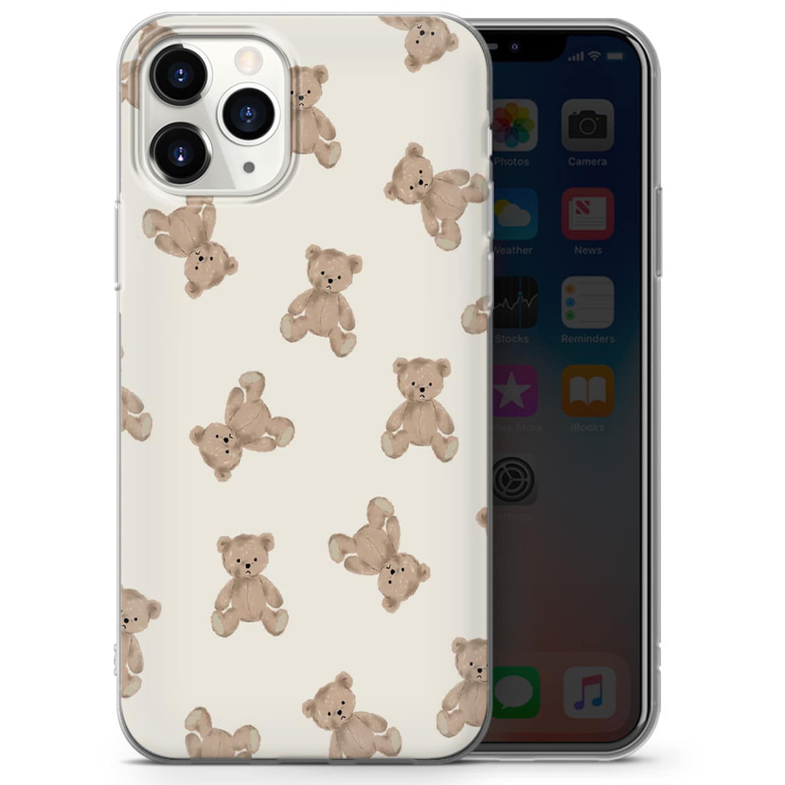 Teddy Bear Case Cute Case for iPhone 11 12 Pro XR 11 & Etsy