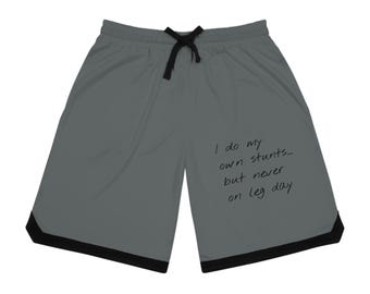 Shorts esportivos engraçados para amantes de basquete, shorts de ginástica, roupas esportivas, roupas de treino, presentes para entusiastas do fitness