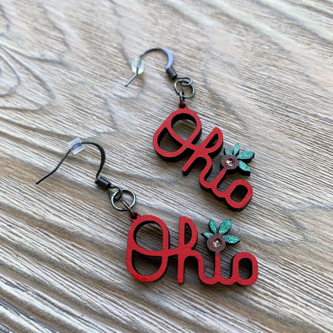 LSU Earrings For Women - LSU Tigers Stud Earrings - Hypoallergenic