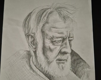 Drawing Obi Wan from Star Wars