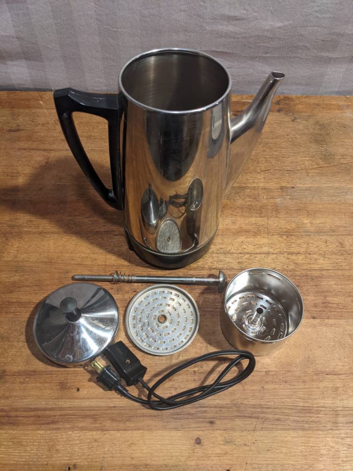 Vintage Presto Stainless Steel Coffee Pot Vintage Presto Etsy