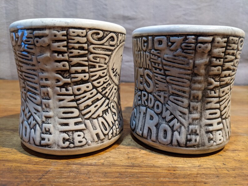 1977 Vintage CB Handle Trucker Names Coffee Mug / Handmade Etsy