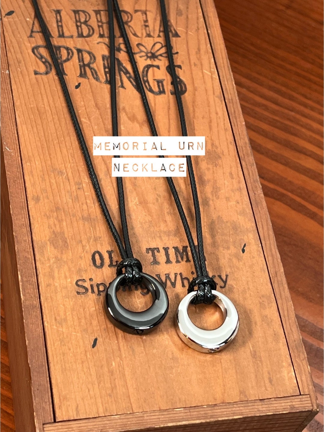 Cremation Ash Urn Necklace Men's Urn Necklace Custom Etsy