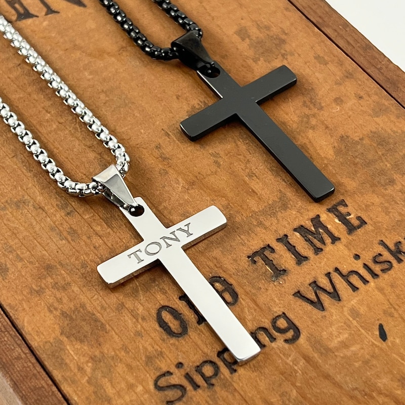 Chunky Cross Necklace main image 1