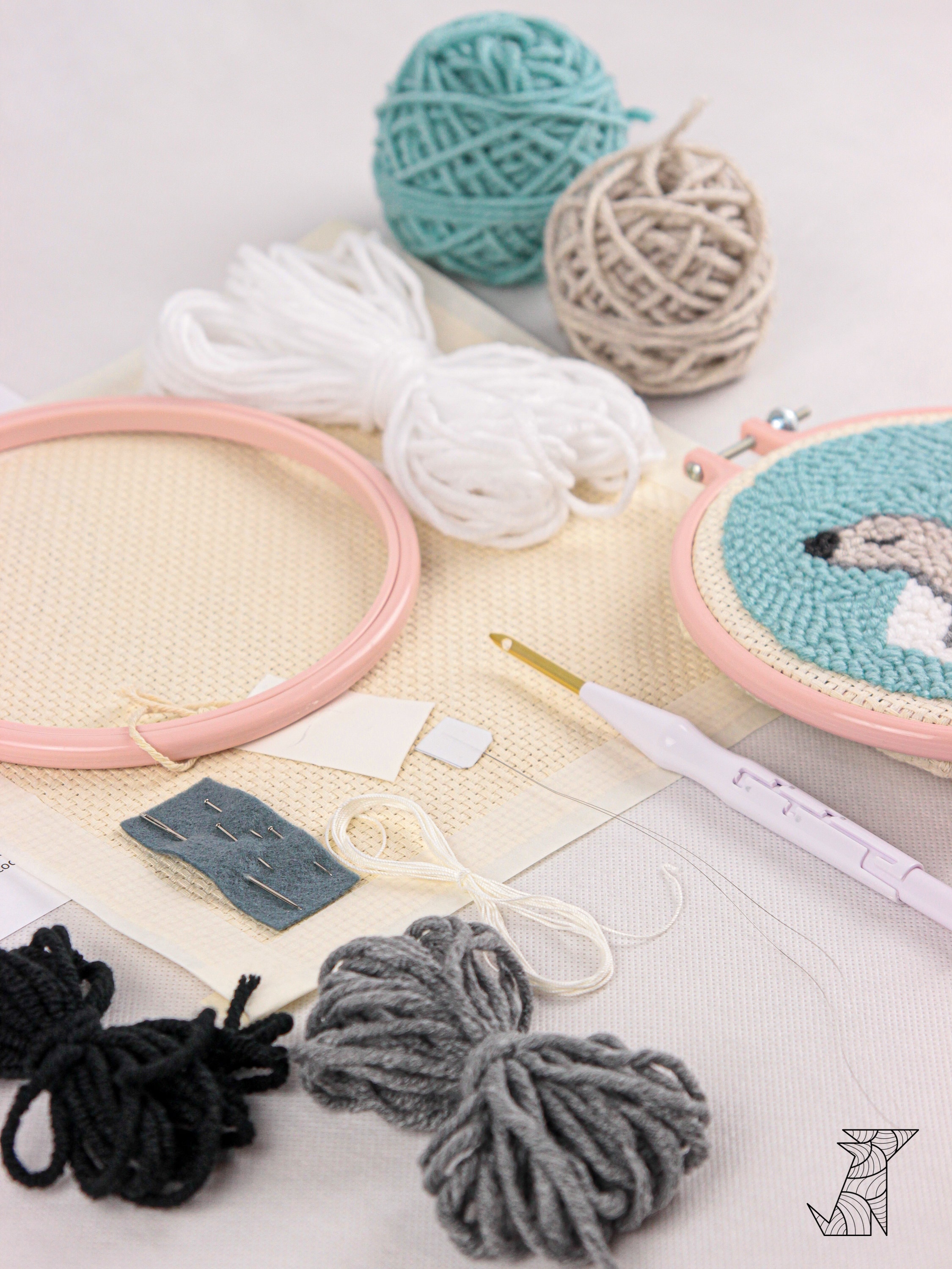 Punch Needle Beginner Kit SEAL Punch Needle Embroidery Kit Etsy