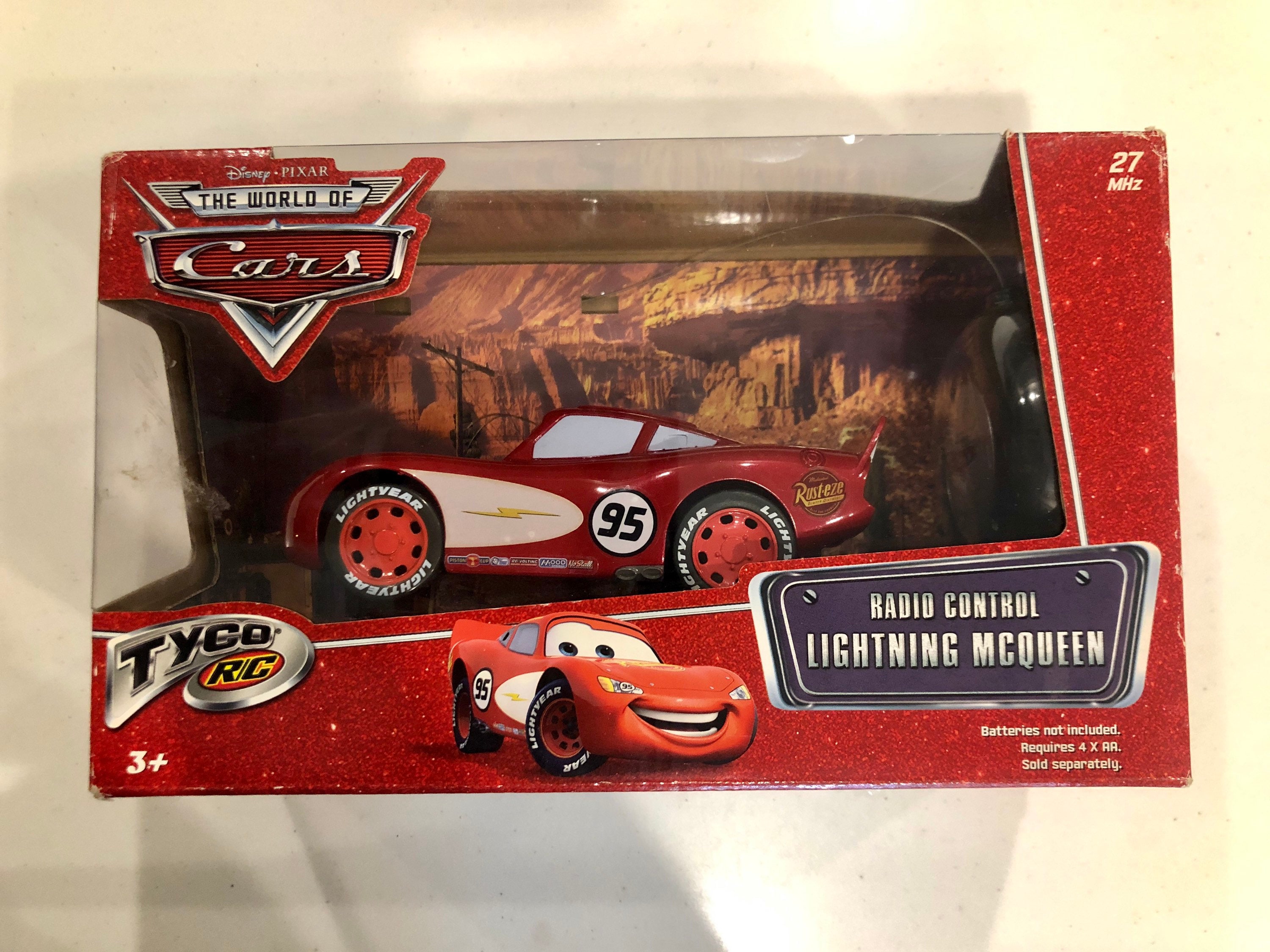 Remote Control Lightning Mcqueen Tyco RC New in the Original Box - Etsy