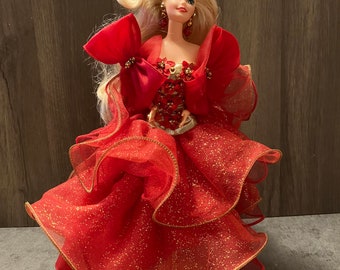 Christmas Barbie Red Dress