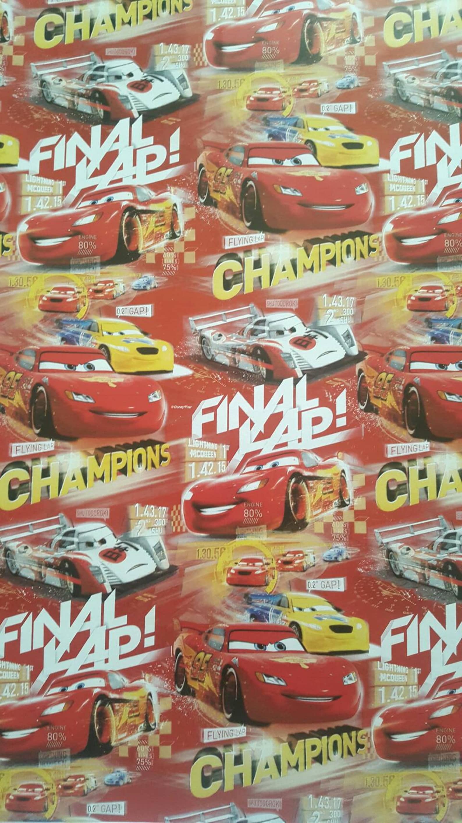 Disney Cars wrapping paper50x70cm and 70x100cmDisney Pixar Etsy