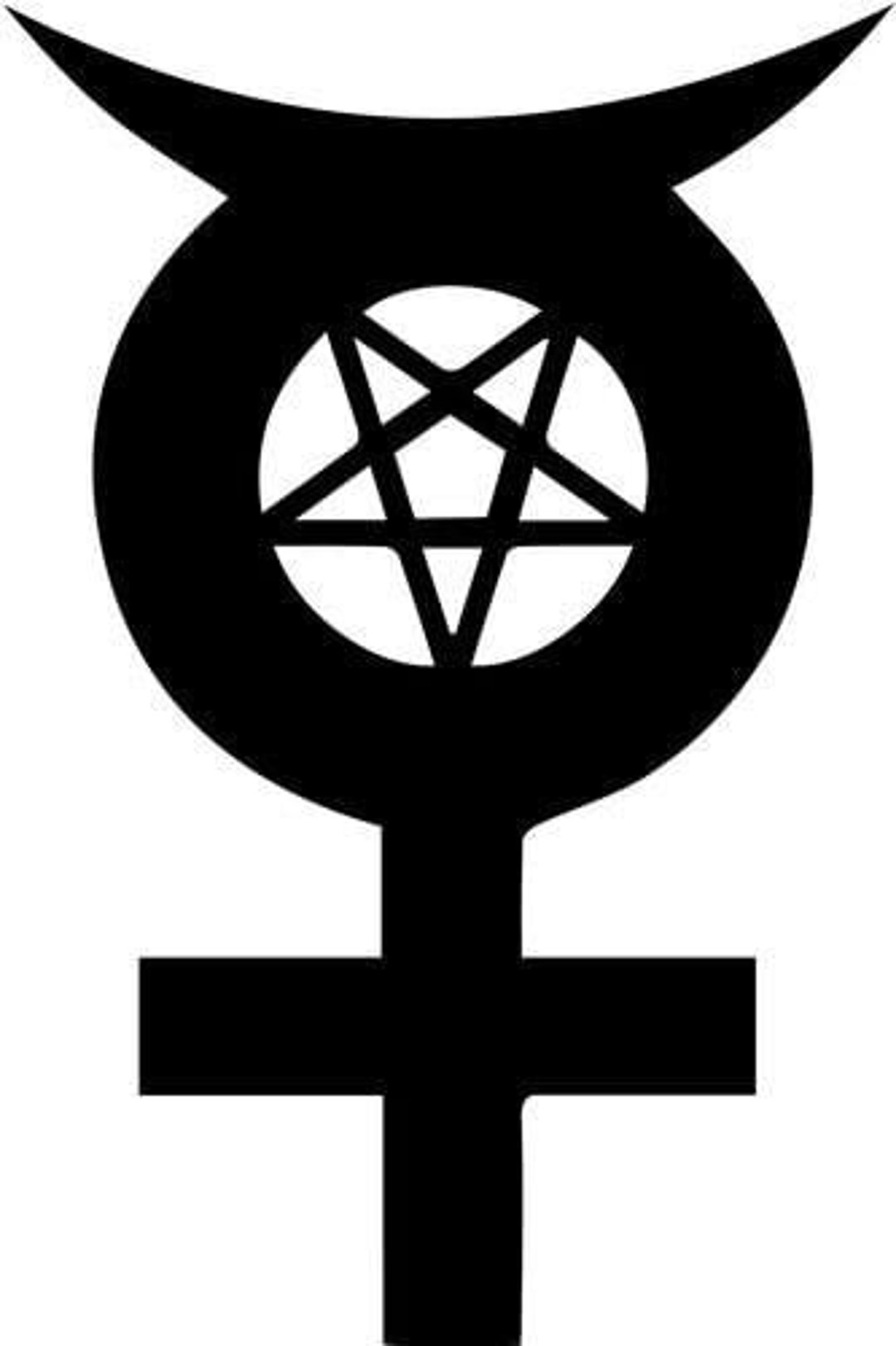 Satan Logo Satanic Vinyl Decal Sticker Bumper Car Truck Window - Etsy