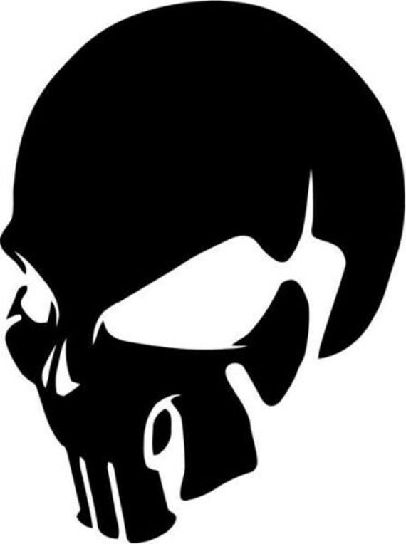 PUNISHER SKULL Vinyl Decal Sticker
