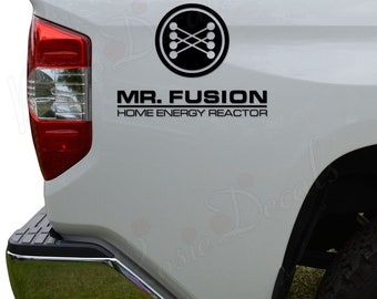 Mr. Fusion Energy Reactor Time Travel Die Cut Vinyl Decal Sticker For Car Truck Motorcycle Window Bumper Wall Home Office Decor