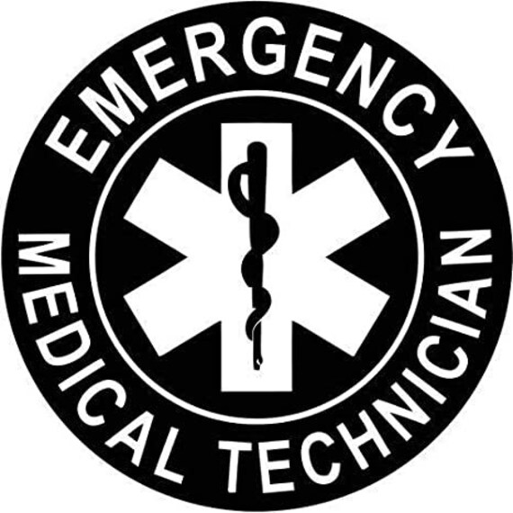 EMT Sign Vinyl Decal Sticker Bumper Car Truck Window Etsy