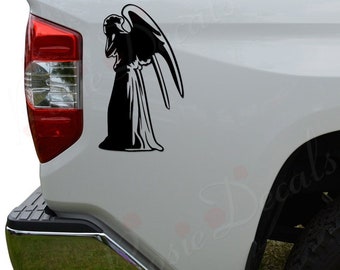 Weeping Angel Die Cut Vinyl Decal Sticker For Car Truck Motorcycle Window Bumper Wall Home Office Decor