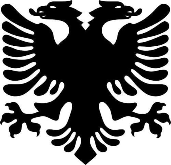 Albanian Eagle Vinyl Decal Sticker Bumper Car Truck Window Etsy