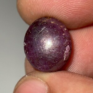 17.25 CT “Lustrous Ruby Star Gem - A Radiant Stone with Cosmic Charm”