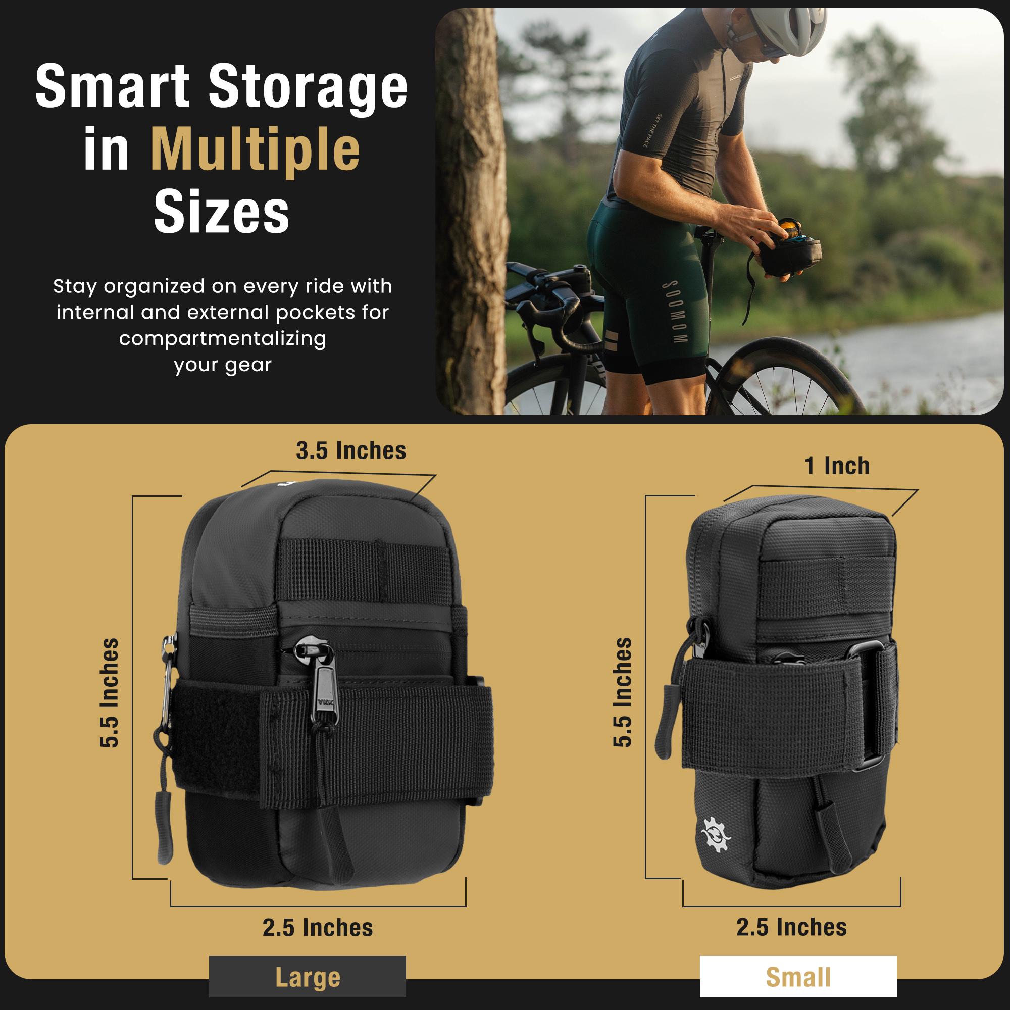 Borsa Da Sella Impermeabile Per Bici Con Luce Posteriore Ricaricabile Usb Zx-9428 Linq