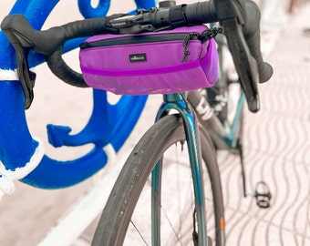 Sacoche de guidon de vélo multicolore par Lumière & Co. | Sacoche de vélo | Sacoche pour guidon de vélo | Sac Burrito | Sacoche de vélo | Sacoche pour porte-bagages arrière