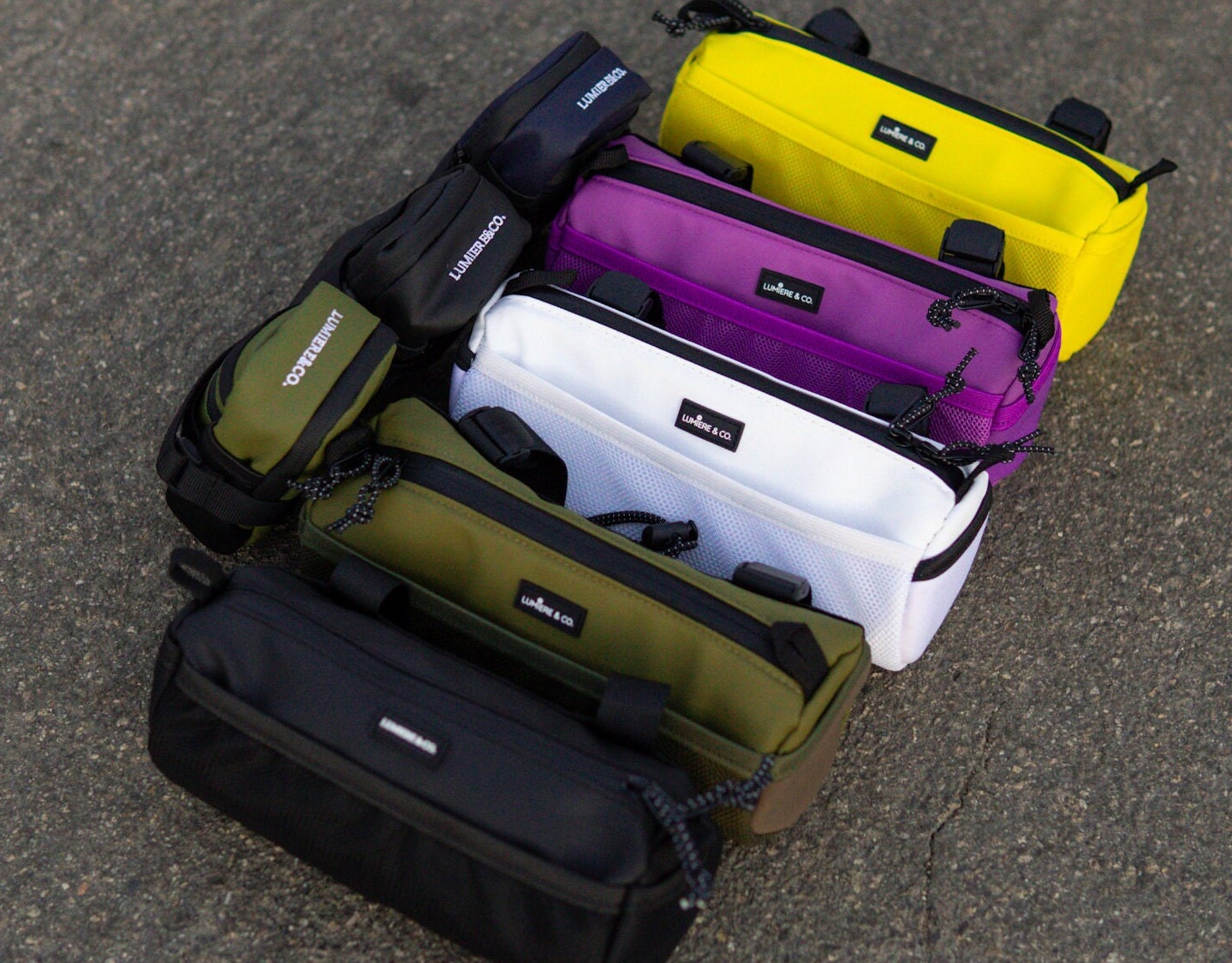 BUNDLE DEAL! 1 Bike Saddle + 1 Handlebar Bags by Lumiere & Co. | Bike Bag | Water-Resistant | Bike Seat Bag | Cycling Seat Bag  | BicycleBag