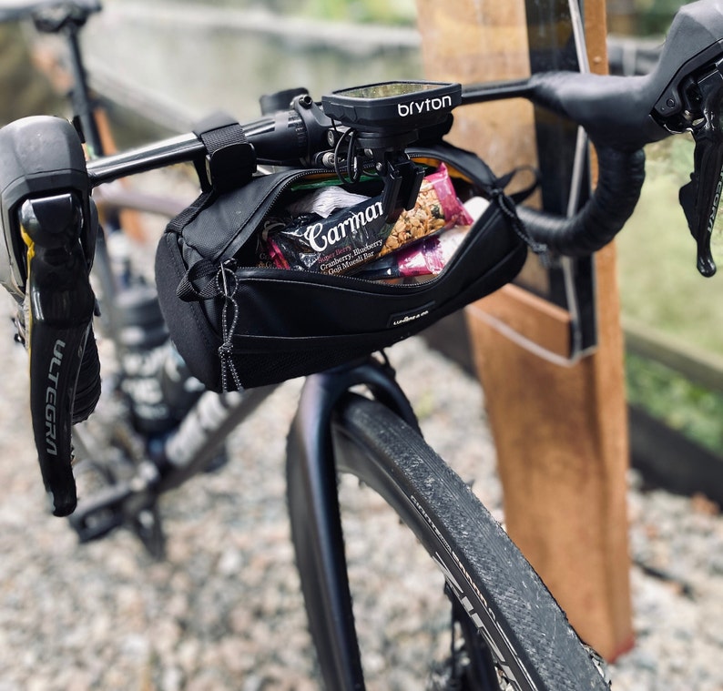 Fahrradlenkertasche in mehreren Farben von Lumiere & Co. Fahrradtasche Fahrrad-Bar-Tasche Burrito-Tasche Fahrradtasche Gepäckträgertasche Bild 6